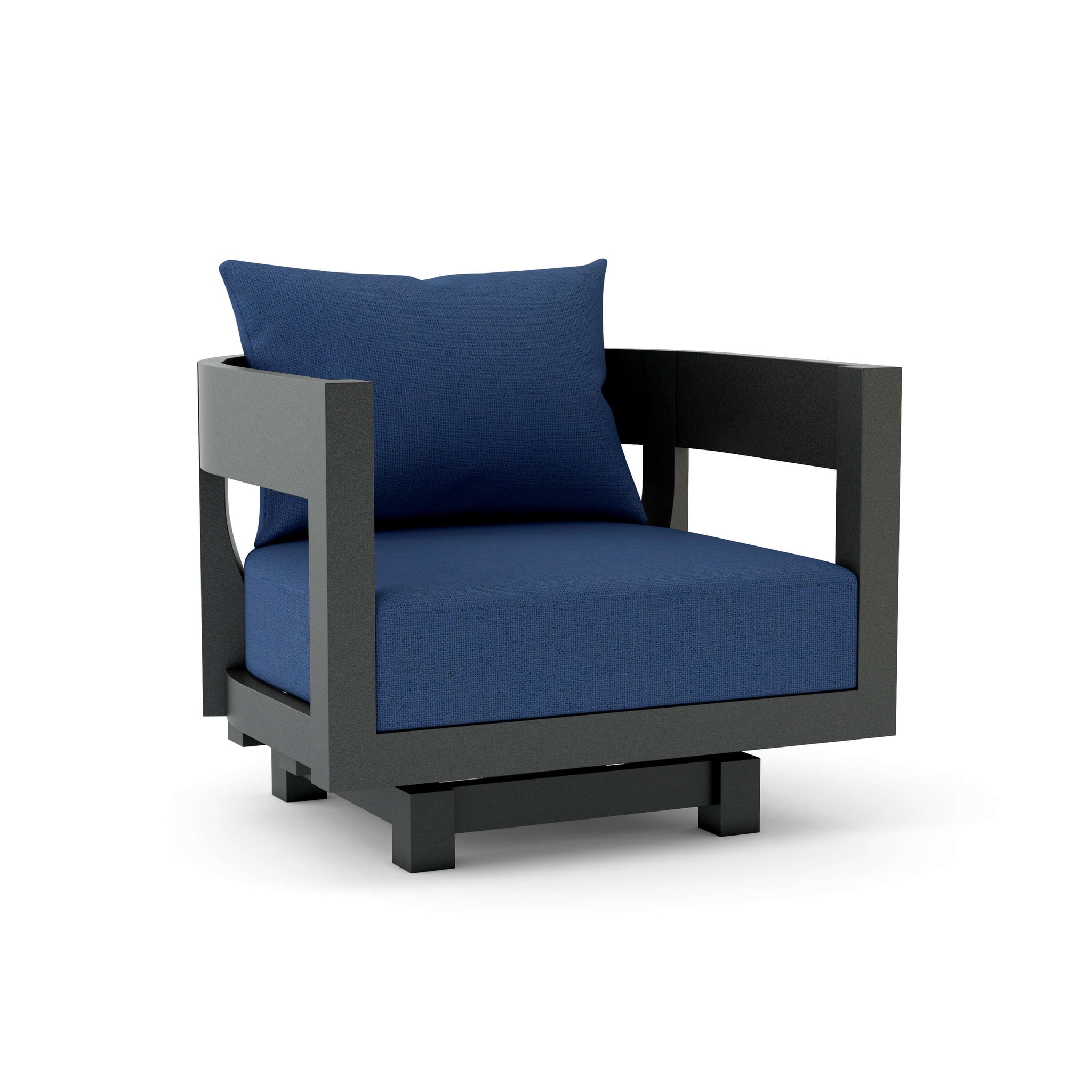 Coronado Aluminum Swivel Armchair