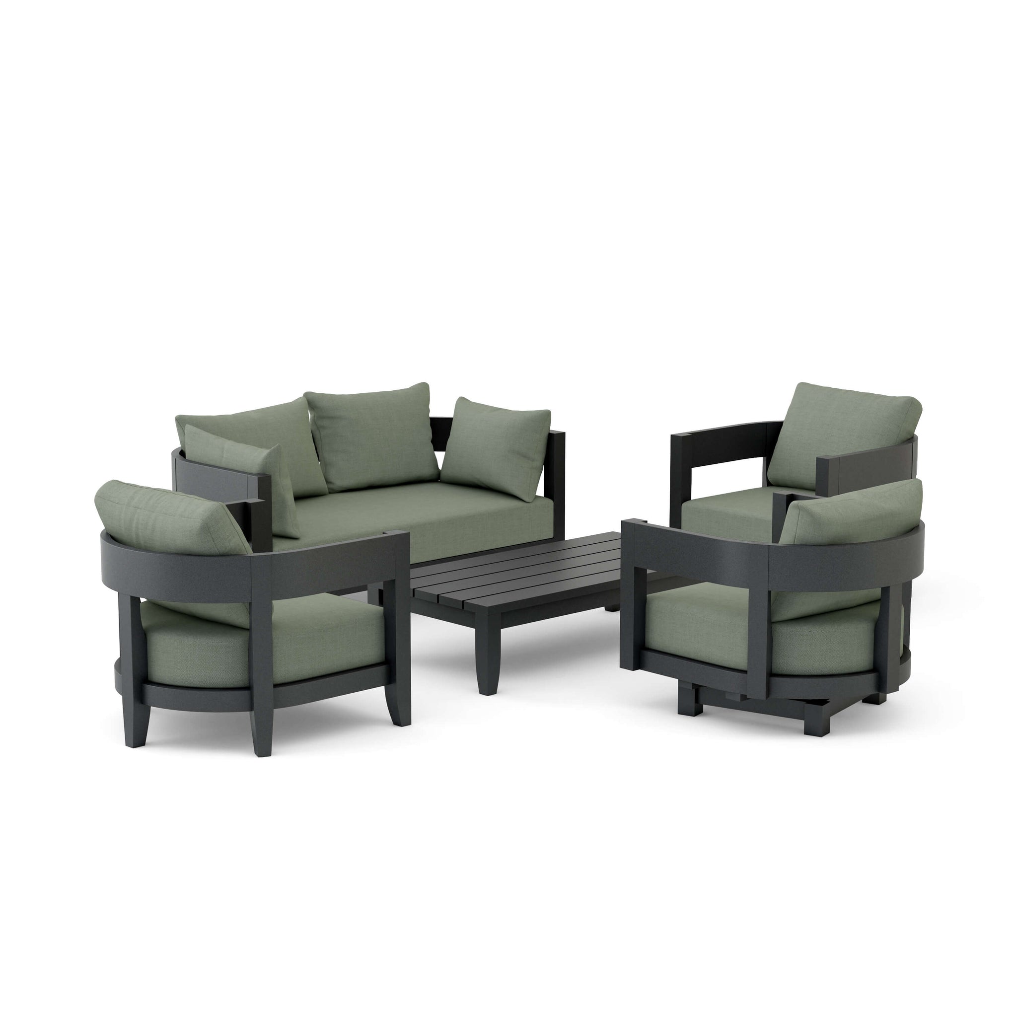 Coronado Aluminum Deep Seating Set