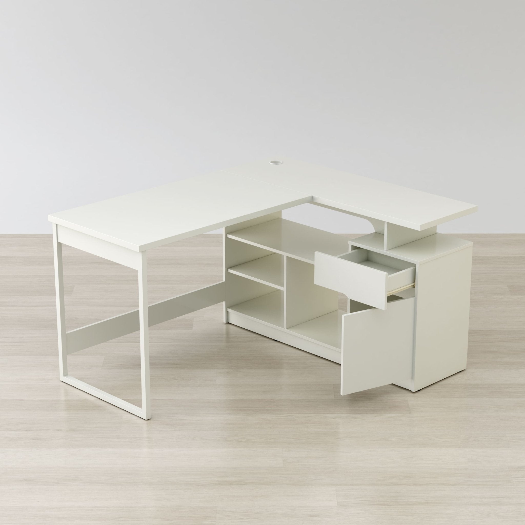 Lexi L - Shaped Corner Desk - Outside Depot