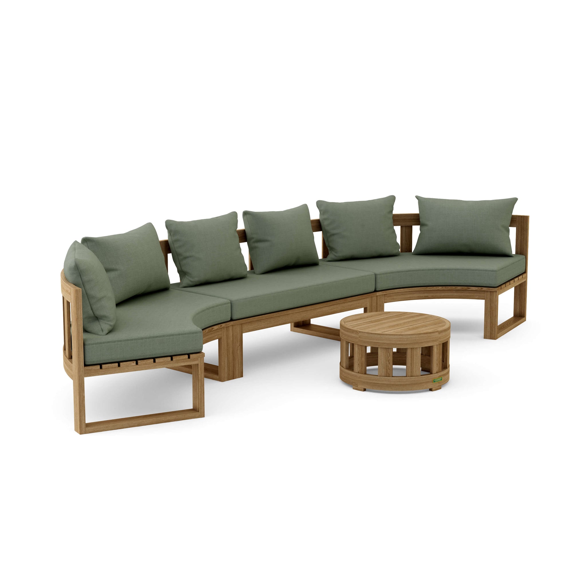 Circular Modular Set for Small and Large Outdoor Areas Set