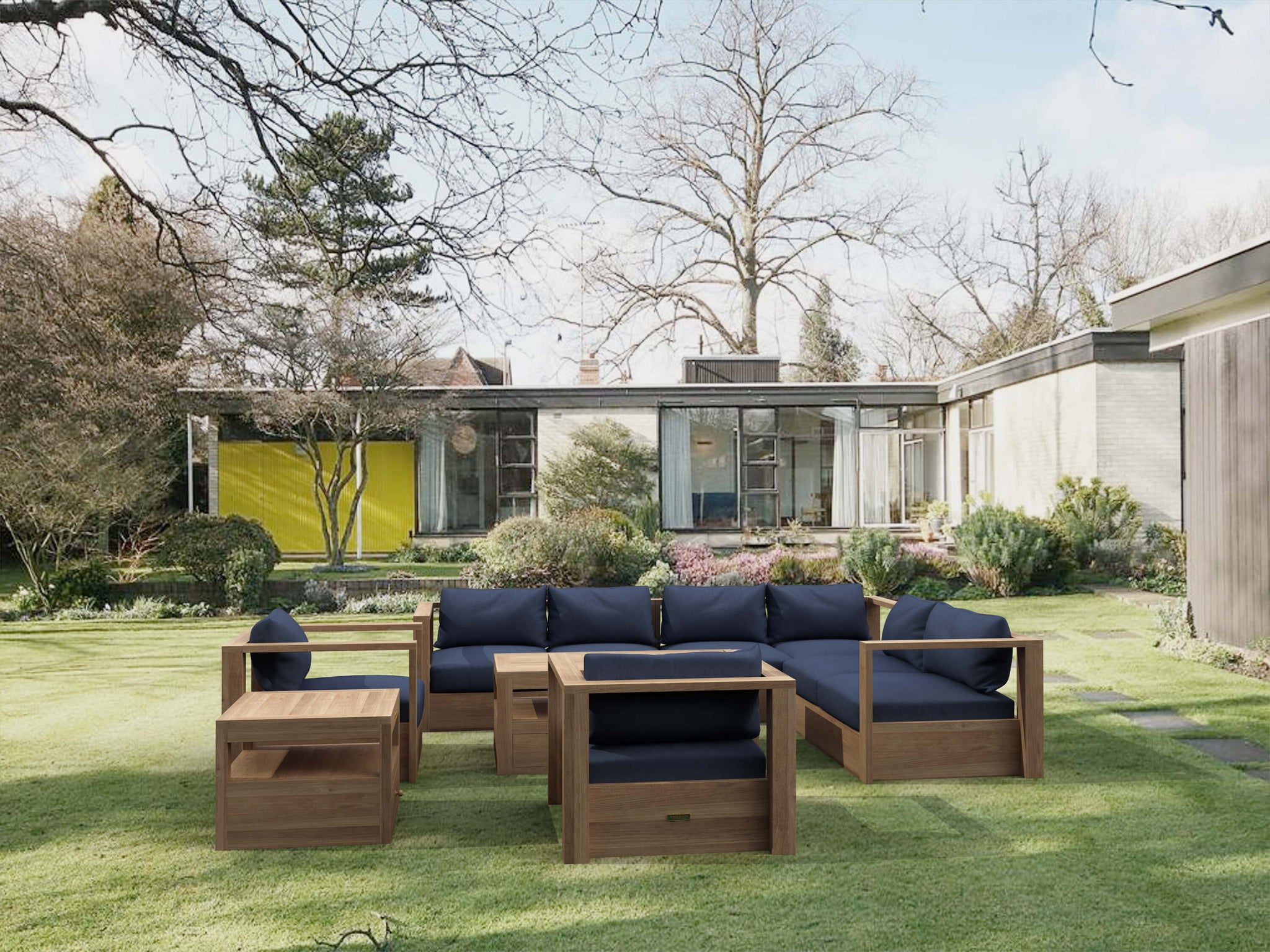 Copacabana Modular Deep Seating Set for Relaxed Family Gatherings