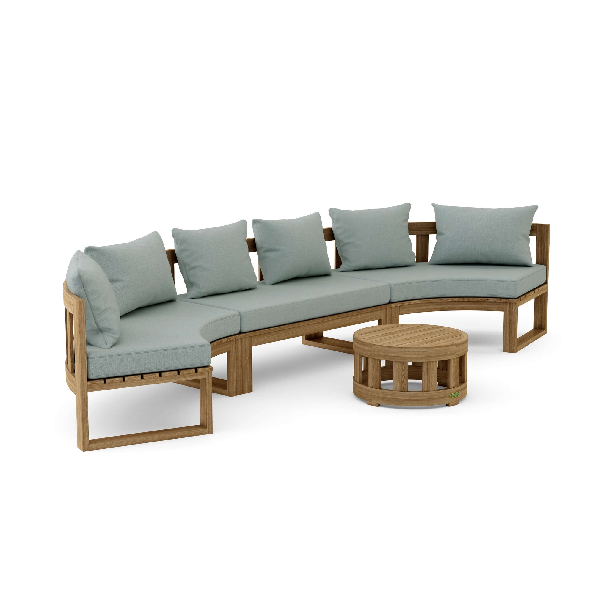Circular Modular Set for Small and Large Outdoor Areas Set