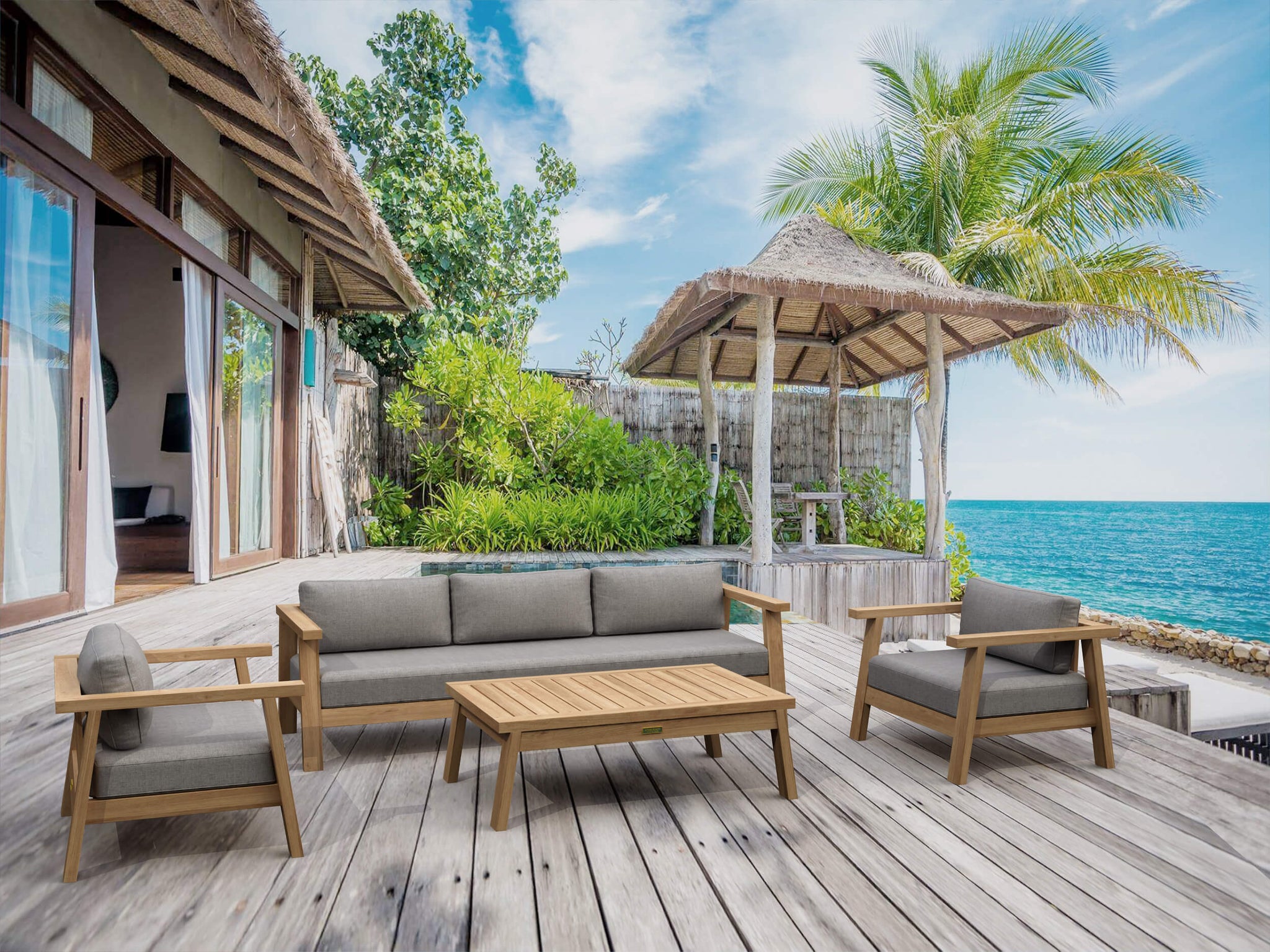 Palermo 4 Piece Deep Seating Set