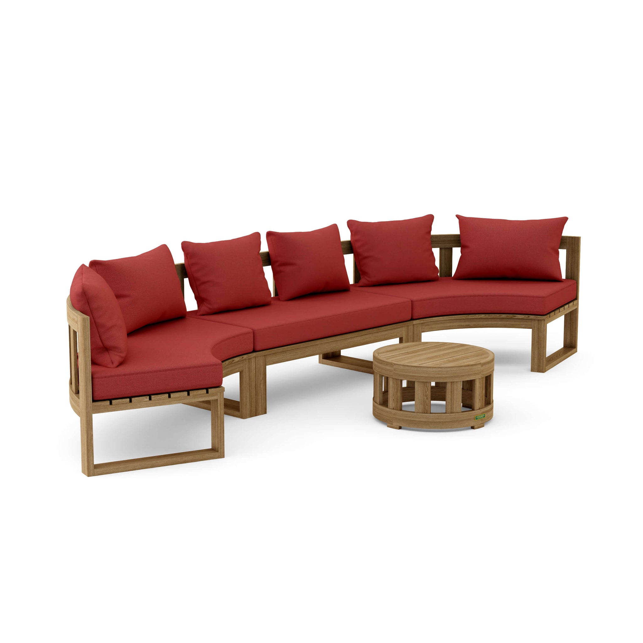 Circular Modular Set for Small and Large Outdoor Areas Set