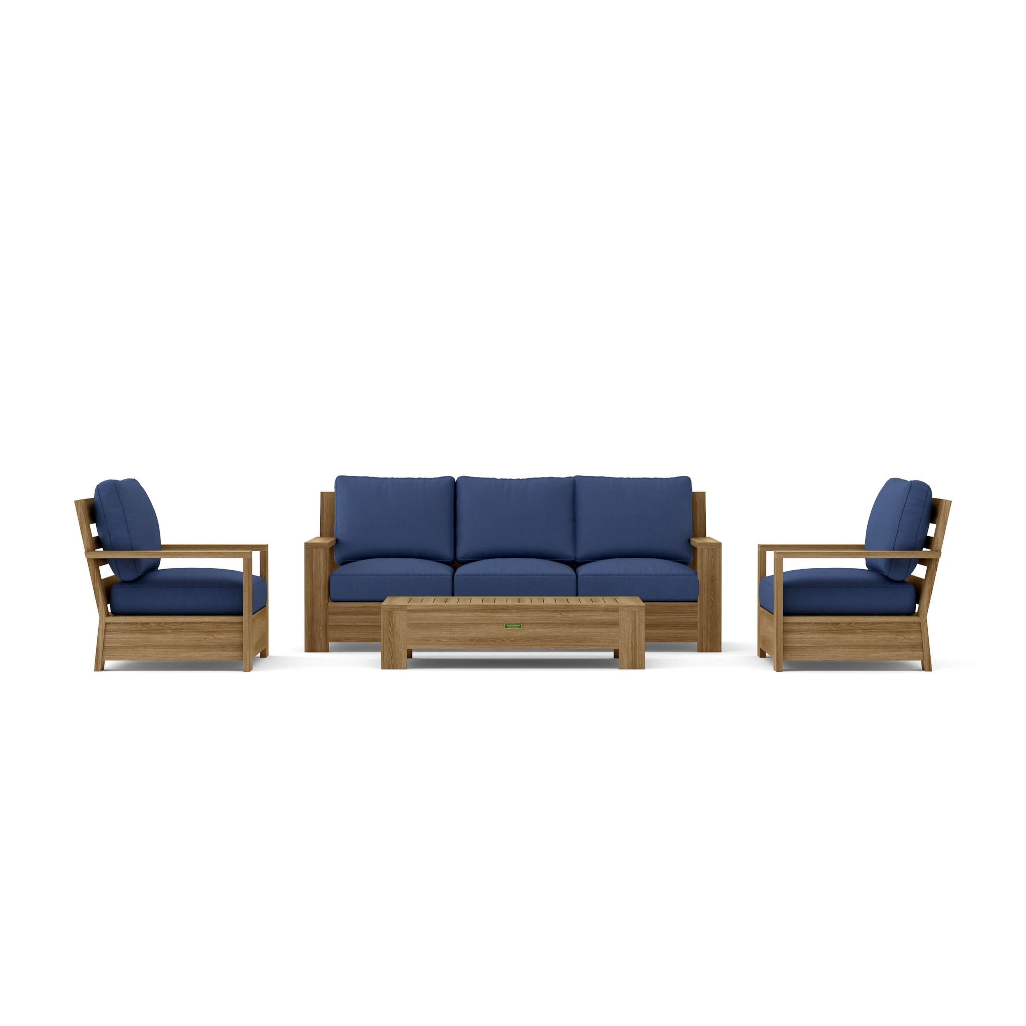 Madera 4 Piece Deep Seating Set for Relaxed Outdoor Living