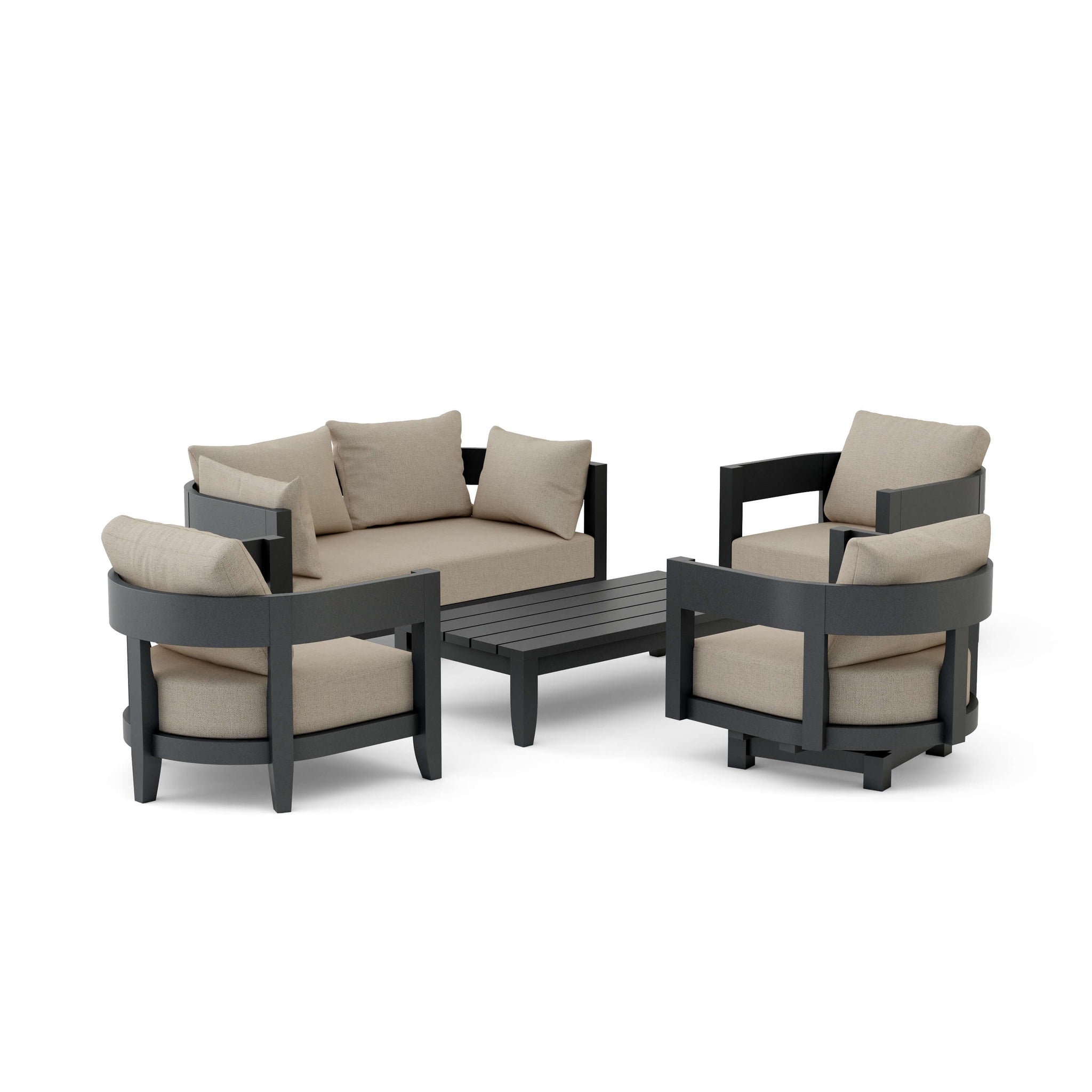 Coronado Aluminum Deep Seating Set