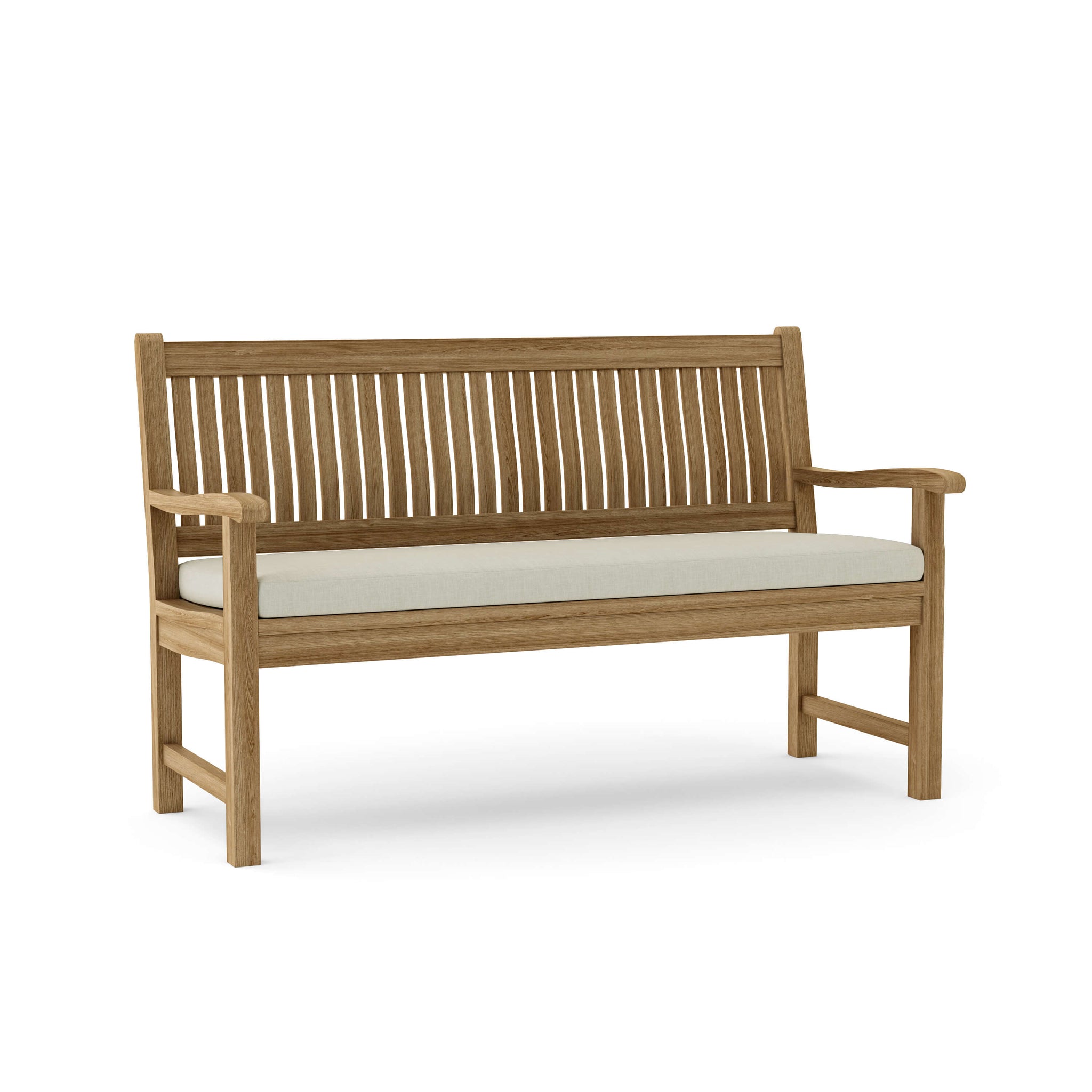 Del-Amo 3-Seater Bench Perfect for Family Outdoor Relaxation