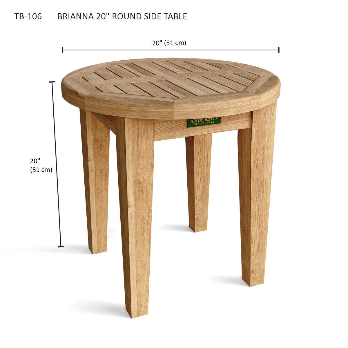 Brianna Round Side Table