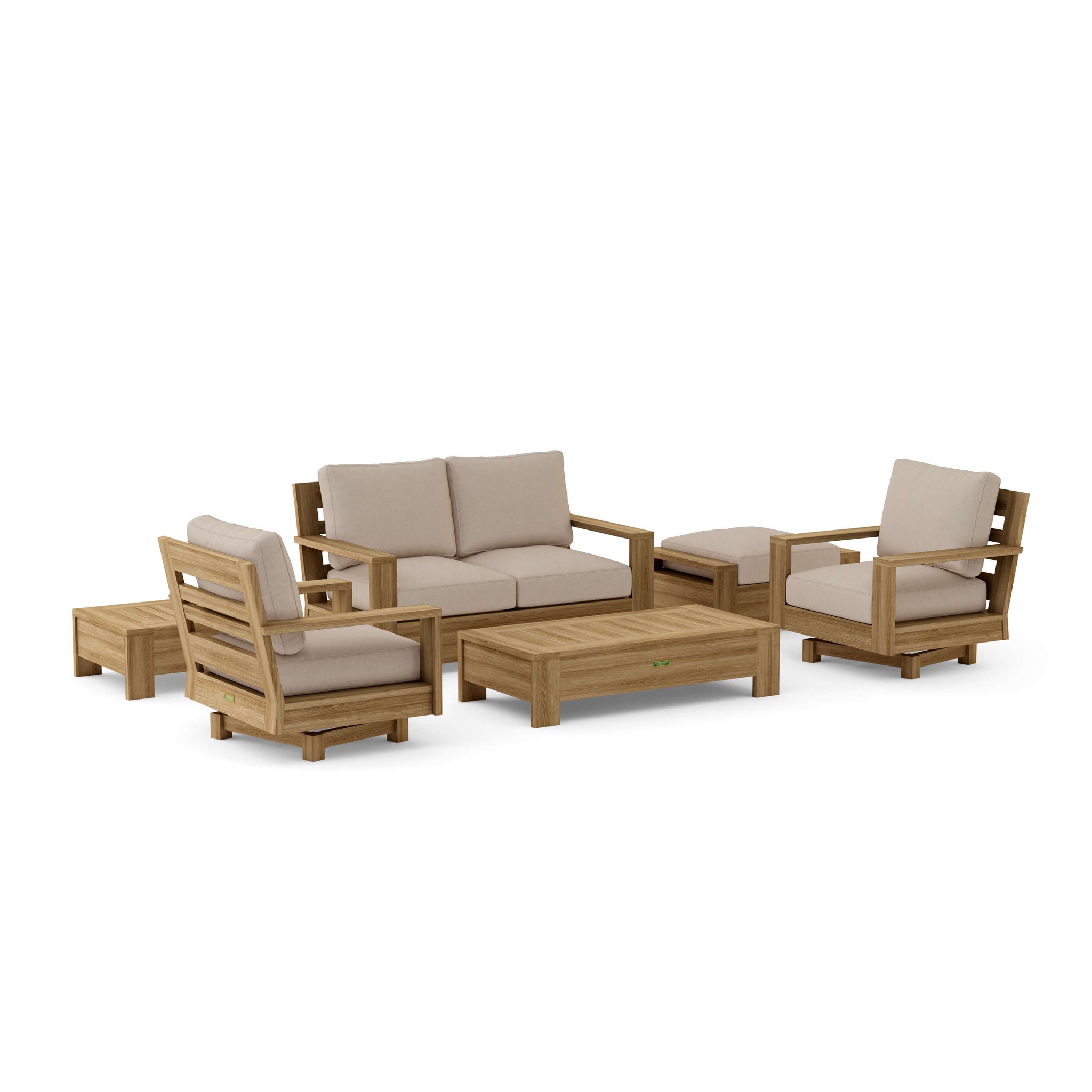 Madera Deep Seating Set for Spacious Outdoor Living