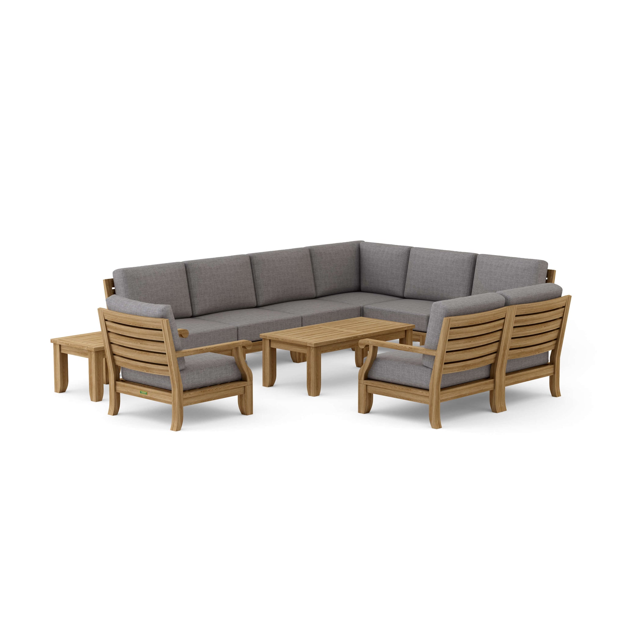 Riviera Modular Deep Seating Set for High-End Outdoor Relaxation Set