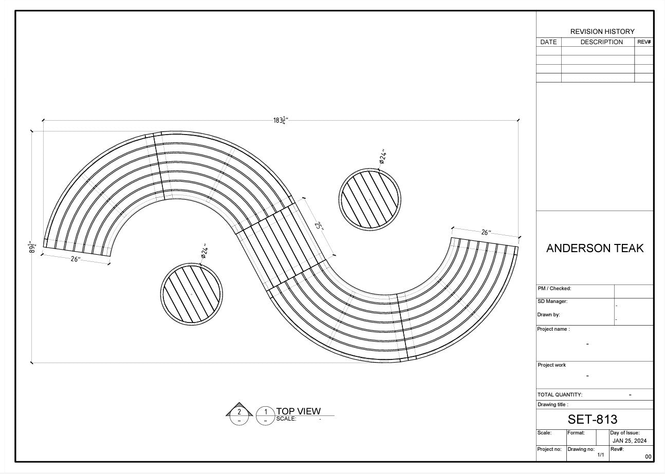 Circular Modular Deep Seating for Any Outdoor Setting Set