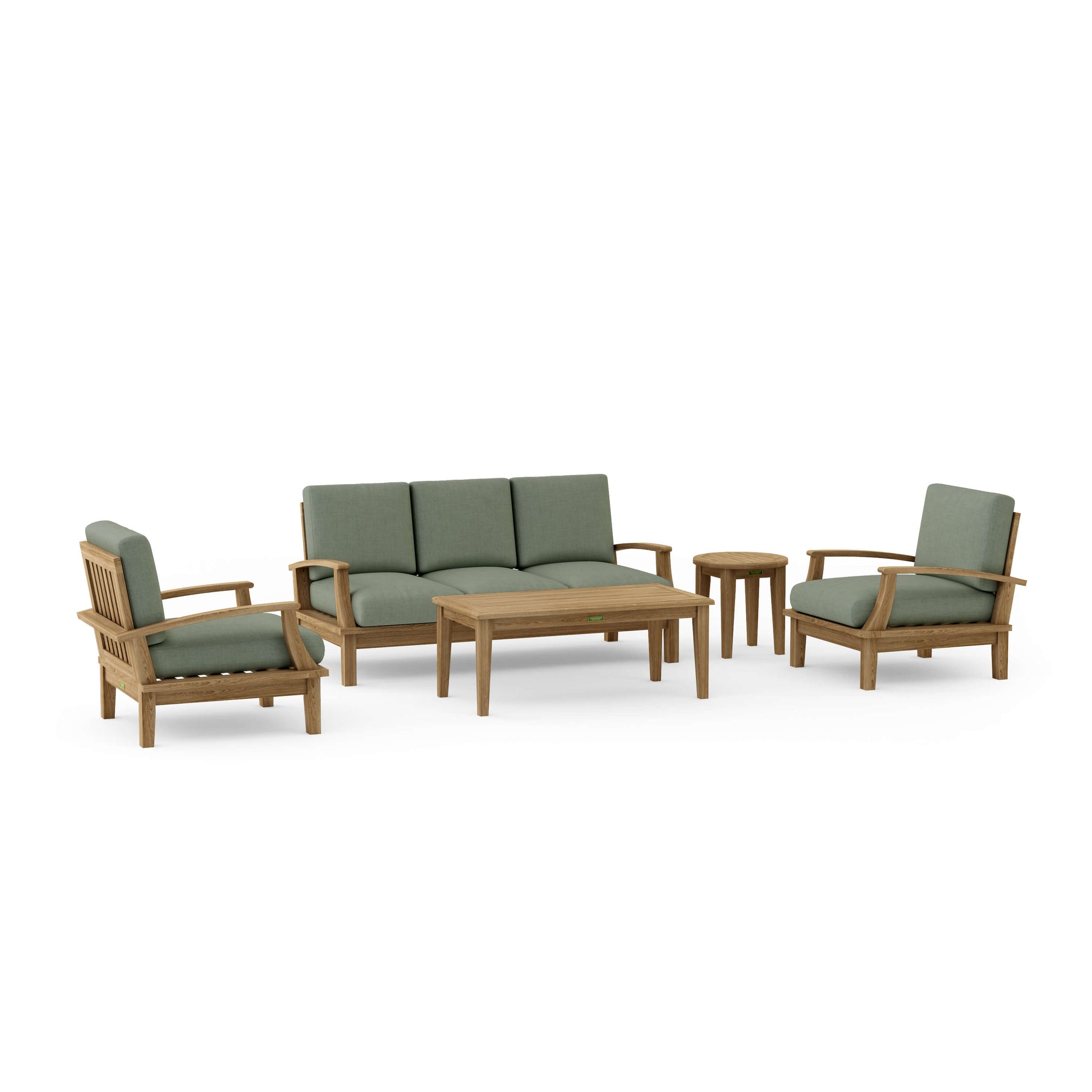 Natural Finish Smooth Well Sanded Brianna Deep Seating Set