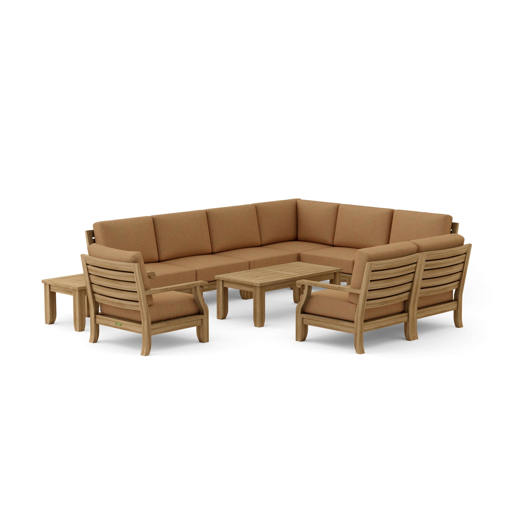Riviera Modular Deep Seating Set for High-End Outdoor Relaxation Set