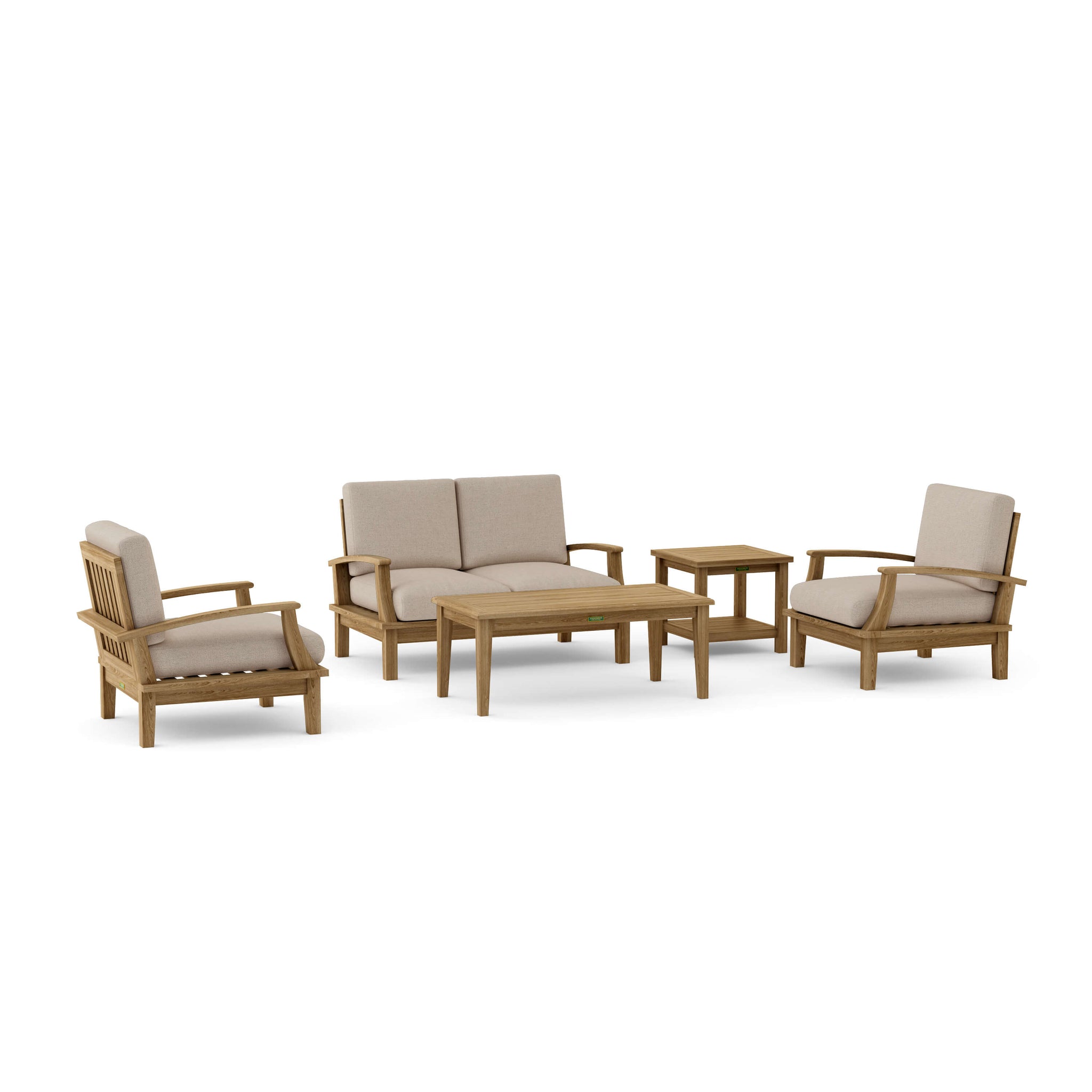 Brianna Deep Seating Set for Stylish, Cozy Outdoor Lounging Set